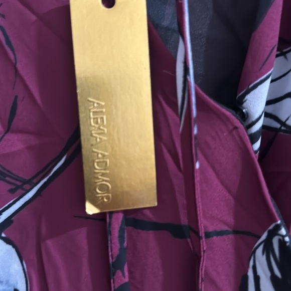 Alexia Admor Colorful Floral Midi Sheath Dress Women's Size Large - Picture 4 of 9